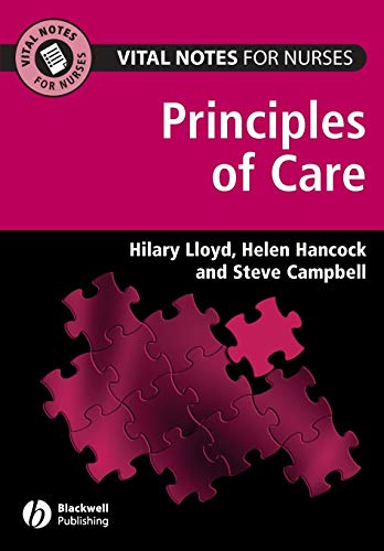 Imagen de archivo de Vital Notes for Nurses: Principles of Care a la venta por MusicMagpie