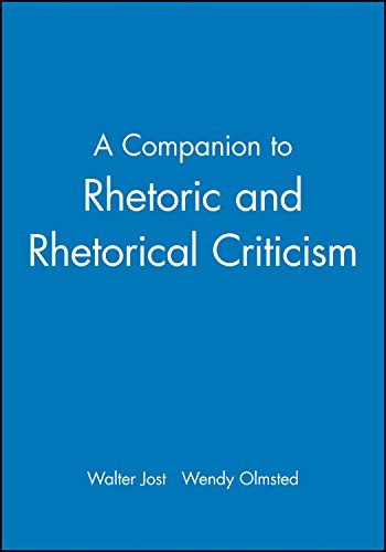 Stock image for A Companion to Rhetoric and Rhetorical Criticism for sale by HPB-Red