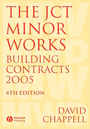 Imagen de archivo de The JCT Minor Works Building Contracts 2005 a la venta por Blackwell's