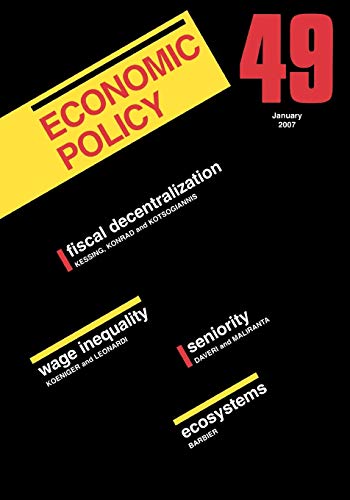 9781405155441: Economic Policy 49