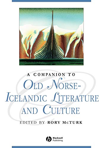 9781405163675: A Companion to Old Norse-Icelandic Literature and Culture