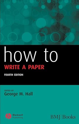 Beispielbild fr How to Write a Paper zum Verkauf von Better World Books