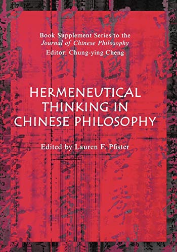 Imagen de archivo de Hermeneutical Thinking in Chinese a la venta por Chiron Media