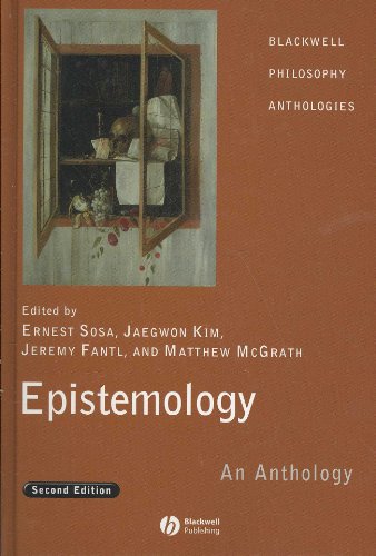 Epistemology: An Anthology - Sosa, Ernest