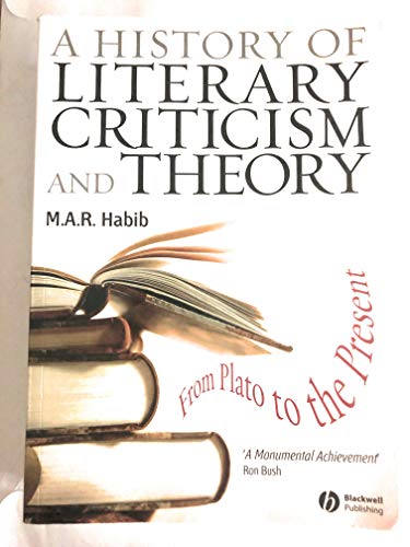 Beispielbild fr A History of Literary Criticism and Theory: From Plato to the Present zum Verkauf von Windows Booksellers