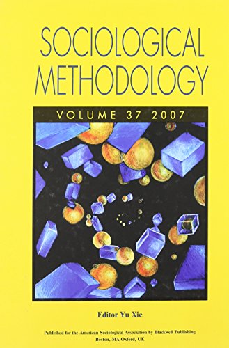Imagen de archivo de Sociological Methodology (Volume 37, 2007) a la venta por Redux Books
