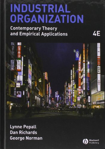 

Industrial Organization: Contemporary Theory and Empirical Applications