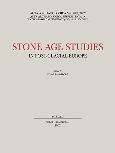 Beispielbild fr Stone Age Studies in Post-Glacial Europe zum Verkauf von Blackwell's