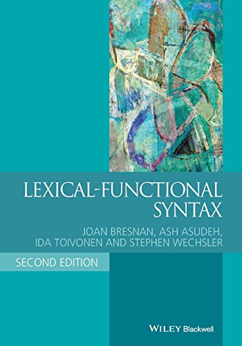 Lexical-Functional Syntax, 2nd Edition (Blackwell Textbooks in Linguistics, Band 16) - Bresnan, Joan