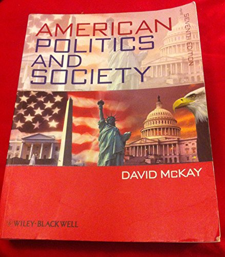 Beispielbild fr American Politics and Society (CourseSmart) zum Verkauf von AwesomeBooks