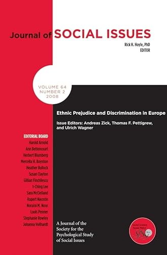 9781405188838: Ethnic Prejudice and Discrimination in Europe