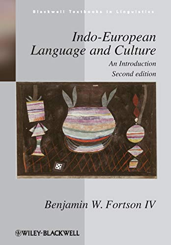 9781405188968: Indo-European Language and Culture: An Introduction