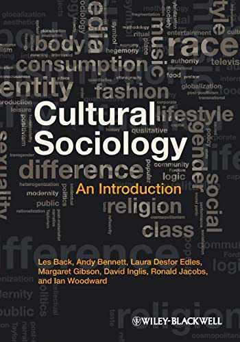 Cultural Sociology: An Introduction (9781405189842) by Back, Les