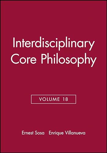 Stock image for Interdisciplinary Core Philosophy: Philosophical Issues, 18, 2008 for sale by Phatpocket Limited