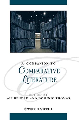 Stock image for A Companion to Comparative Literature for sale by Housing Works Online Bookstore
