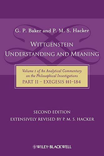 Stock image for Wittgenstein Part 2 Exegesis SS1-184 for sale by Blackwell's