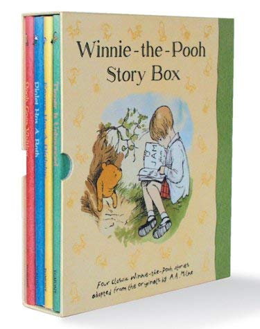 Stock image for Pooh Goes Visiting", "Eeyore Has a Birthday", "Tigger is Unbounced", "Piglet Has a Bath" (Winnie-the-Pooh Story Box) for sale by WorldofBooks