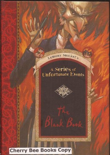 Stock image for A Series of Unfortunate Events, The Blank Book for sale by Collector's Corner