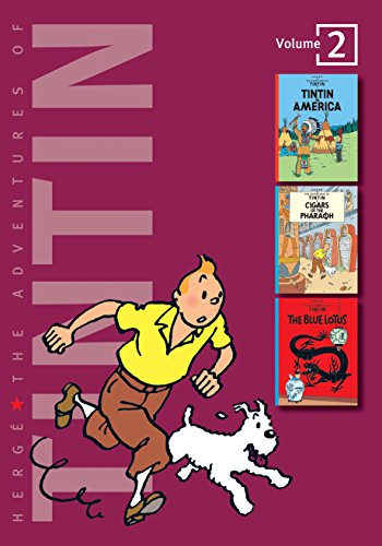 Stock image for The Adventures of Tintin: Volume 2 (Compact Editions): "Tintin in America", "The Cigars of the Pharaoh", "The Blue Lotus" v. 2 (The Adventures of Tintin - Compact Editions) for sale by Brit Books