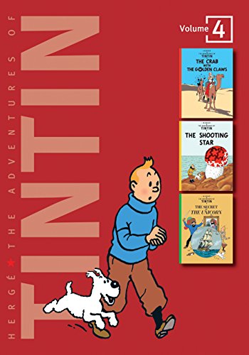 9781405228978: The Adventures of Tintin Omnibus Volume 4: The Crab with the Golden Claws / The Shooting Star / The Secret of the Unicorn (The Adventures of Tintin Omnibus, 4)