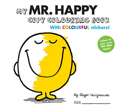 Beispielbild fr Mr Men Colour your own Mr Happy zum Verkauf von WorldofBooks