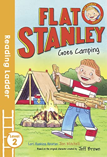 Imagen de archivo de Flat Stanley Goes Camping: Blue Banana (Reading Ladder Level 2) a la venta por AwesomeBooks