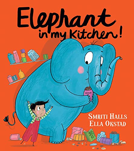 Beispielbild fr Elephant in My Kitchen!: A light-hearted illustrated childrens book about climate change and caring for our animals zum Verkauf von BooksRun