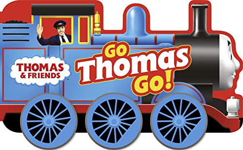 Beispielbild fr Thomas & Friends: Go Thomas, Go! (a shaped board book with wheels) zum Verkauf von WorldofBooks