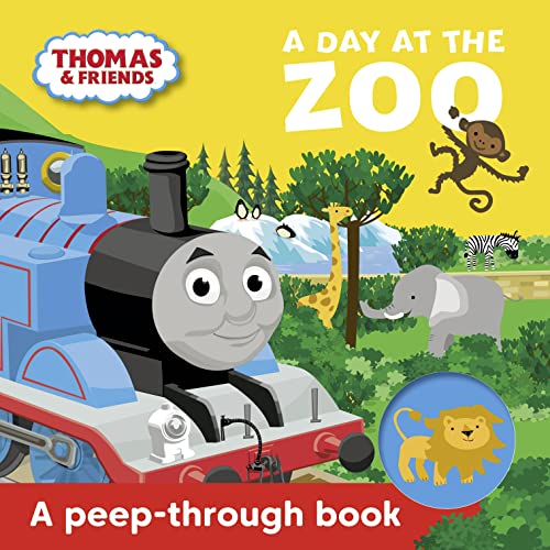 Beispielbild fr Thomas & Friends: A Day at the Zoo a peep-through book zum Verkauf von WorldofBooks