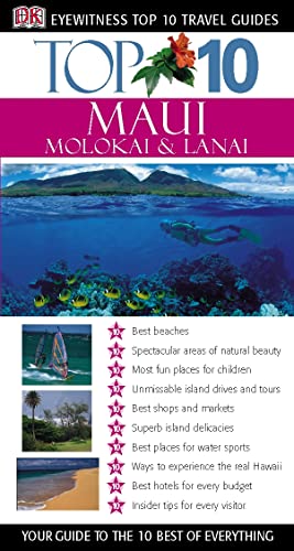 Imagen de archivo de Maui, Molokai & Lanai (DK Eyewitness Top 10 Travel Guide) a la venta por WorldofBooks