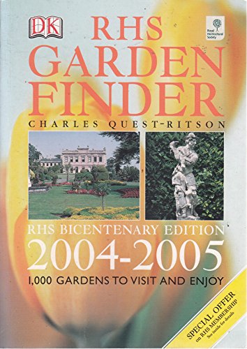 Imagen de archivo de RHS Garden Finder 2004-2005 a la venta por AwesomeBooks