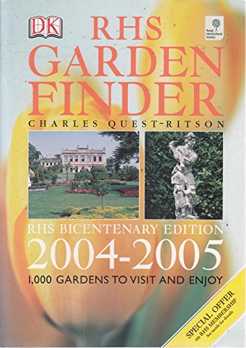 Stock image for RHS Garden Finder 2004-2005 for sale by AwesomeBooks
