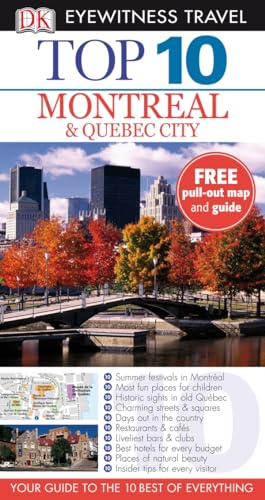 9781405312363: DK Eyewitness Top 10 Travel Guide: Montreal &Quebec City [Idioma Ingls]