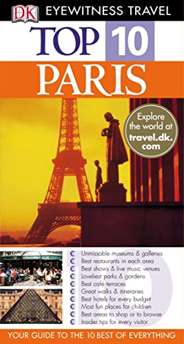 Imagen de archivo de DK Eyewitness Top 10 Travel Guide: Paris (DK Eyewitness Travel Guide) a la venta por AwesomeBooks