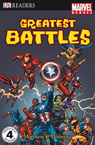 9781405328555: Marvel Heroes Greatest Battles (DK Readers Level 4)