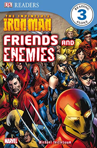 9781405350105: The Invincible Iron Man Friends and Enemies (DK Readers Level 3)