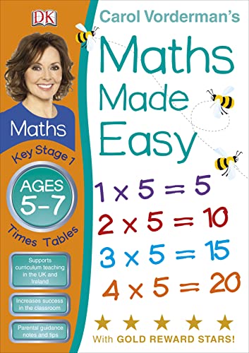 Stock image for Maths Made Easy Times Tables Ages 5-7 Key Stage 1 (Carol Vordermans Maths Made Easy) for sale by Reuseabook