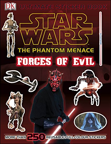 Beispielbild fr Star Wars The Phantom Menace Ultimate Sticker Book Forces of Evil (Ultimate Stickers) zum Verkauf von WorldofBooks