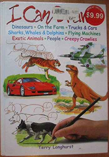 9781405459082: I Can Draw... (Dinosaurs, On the Farm, Trucks & Cars, Sharks, Whales & Dolphins, Flying Machines, Ex