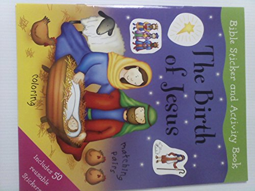 9781405464673: The Birth of Jesus, Bible Sticker and Activity Book