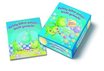 Stock image for Richtig Zhne putzen - leicht gemacht. Box mit Zubehr und farbig illustriertem Buch for sale by medimops