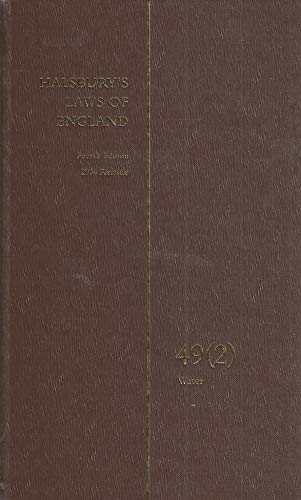 Stock image for Halsbury's Laws of England Volume 49(2) (Halsbury's Laws of England) [Hardcover] for sale by Pigeonhouse Books, Dublin