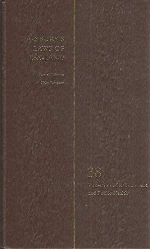 Beispielbild fr Halsburys Laws of England Vol 38 zum Verkauf von Pigeonhouse Books, Dublin