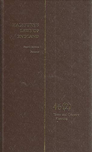 9781405710183: Halsbury's Laws of England, Fourth Edition, Volume 46 (2): Town and Country Planning