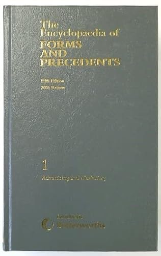 Stock image for The Encyclopedia of Forms and Precedents: Advertising and Marketing (Fifth Edition) (Volume 1) for sale by Anybook.com