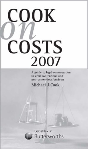 Cook on Costs (9781405712293) by Michael Cook