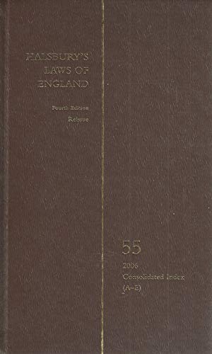 Beispielbild fr Halsbury's Laws of England Vol 55 [Unknown Binding] zum Verkauf von Pigeonhouse Books, Dublin