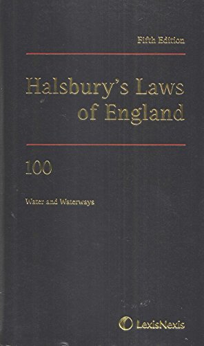 9781405738248: Halsbury's Laws of England, Volume 100: Water and Waterways