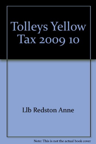 9781405742689: Tolleys Yellow Tax 2009 10