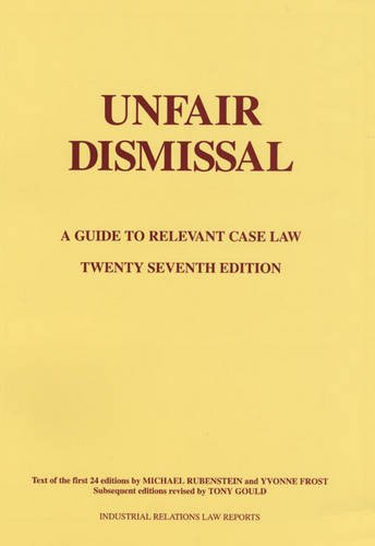 9781405742870: Unfair Dismissal: A Guide to the Relevant Case Law